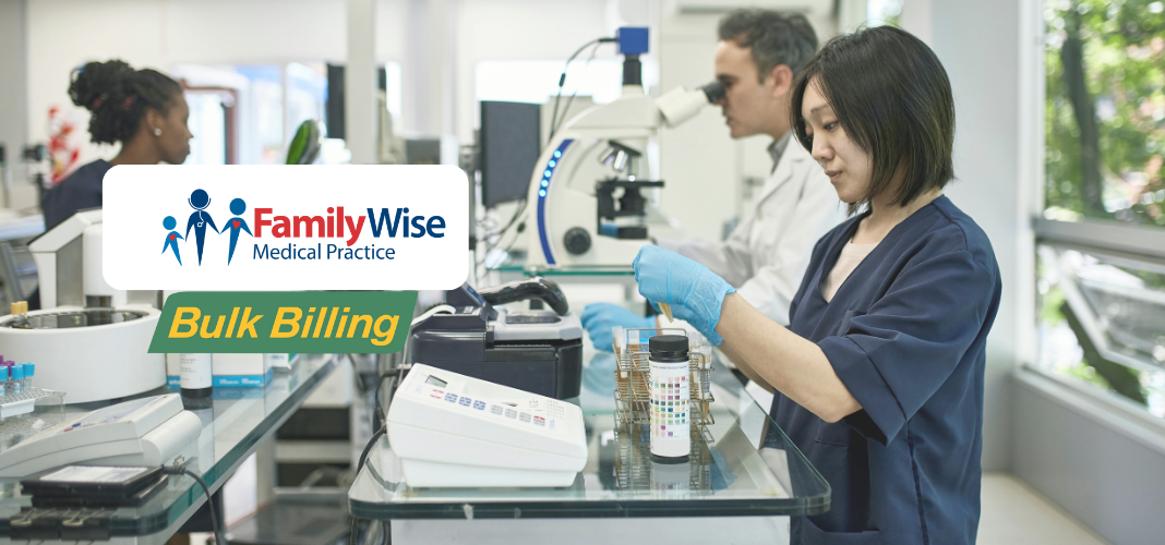 Pathology Bella Vista laboratory at FamilyWise Medical Practice providing bulk billing blood tests, urinalysis and diagnostic screenings.