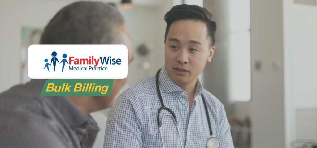Doctor consulting a patient for Chronic Pain Management Bella Vista at FamilyWise Medical Practice with supportive bulk billing care.